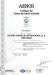 Certificado ISO-14001 Gecoinsa